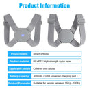 Adjustable Intelligent Posture Trainer Smart Posture Corrector Upper Back Brace Clavicle Support for Men and Women Pain Relief