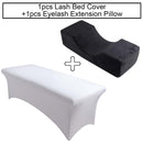 Almohada de pestañas para el cuello, almohada de espuma viscoelástica, 1 Uds., funda de cama para extensión de pestañas, lámina elástica para injerto de pestañas, herramienta de maquillaje para salón