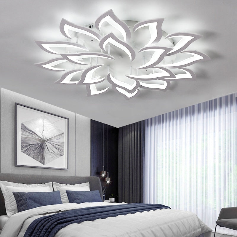 LED Chandelier For Living Room Ceiling Chandelier Bedroom Home Modern Ceiling Light LED Lighting Remote Control Lights for Room