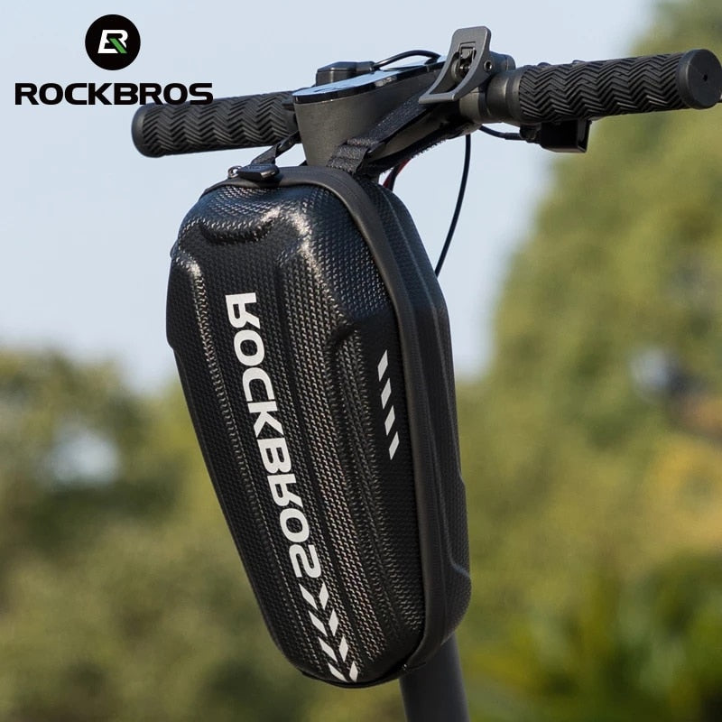 ROCKBROS-Bolsa Universal para manillar de cabeza de patinete eléctrico, bolsa rígida para patinete eléctrico, accesorio para patinete Xiaomi