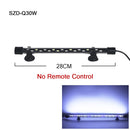 RGB Aquarium light 18-57cm Remote control diving lamp Colorful lamp 90-260v lamp for plants Fish tank essential Amphibious use