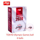 DHS DJ40 + 3-Star TOKYO Games WTT Competition ITTF 3 Star D40 + World Tour Pelota de tenis de mesa Plástico ABS DHS Pelotas de ping pong