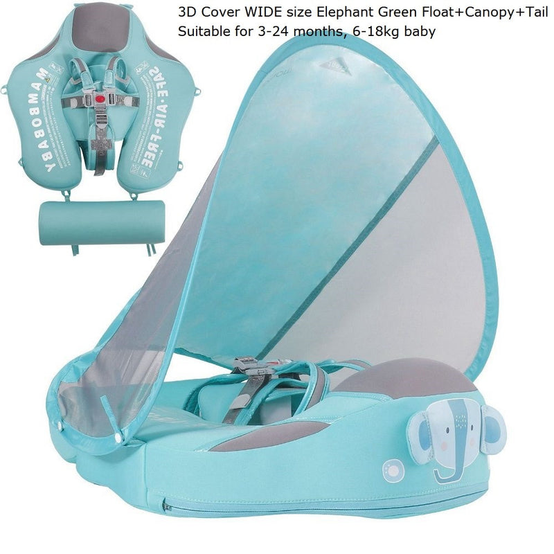 Mambobaby, flotador para bebé, anillo de natación tumbado, boya no inflable, anillos de natación para la cintura, flotadores para piscina, accesorios, juguetes, entrenador de natación