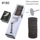 80/120/180 Nail Legs Drill Bit Diamond Pedicure Polishing Cap Foot Callus Cuticle Cutters Burr Bits Manicure Accessories Milling