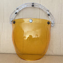 Soman Open Face Helmet Visor Bubble Flip Up Motorcycles Visor Capacete Lens Helmet Accessories BV01