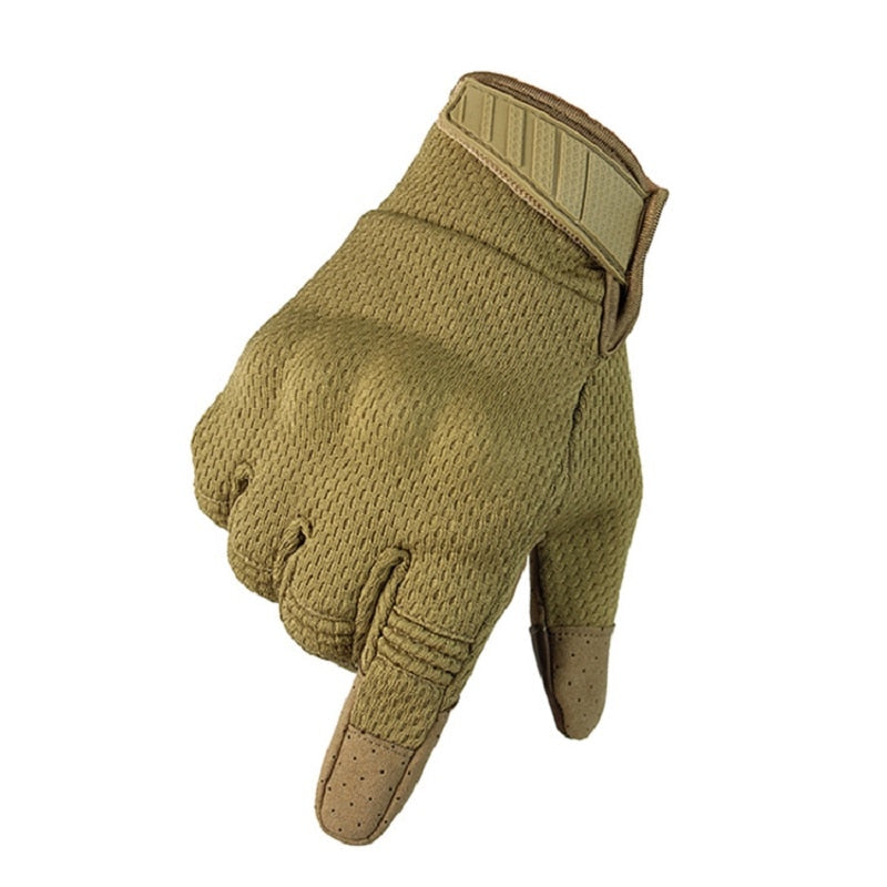 Guantes de montar para hombre Ciclismo Bicicleta Dedo completo Motos Guantes de carreras Antideslizante Pantalla táctil Deportes al aire libre Guantes tácticos Proteger equipo