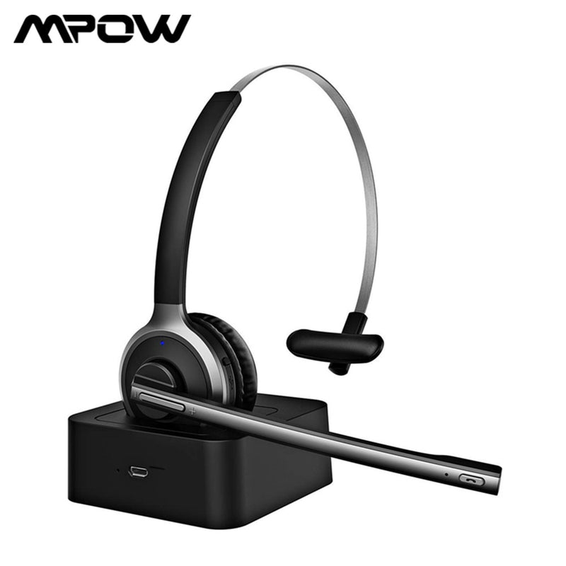 MPOW BH231 M5 Pro Bluetooth 5.0 Headphone Wireless Headset With Noise-Suppressing Mic Handsfree Headphones For Office Outdoor