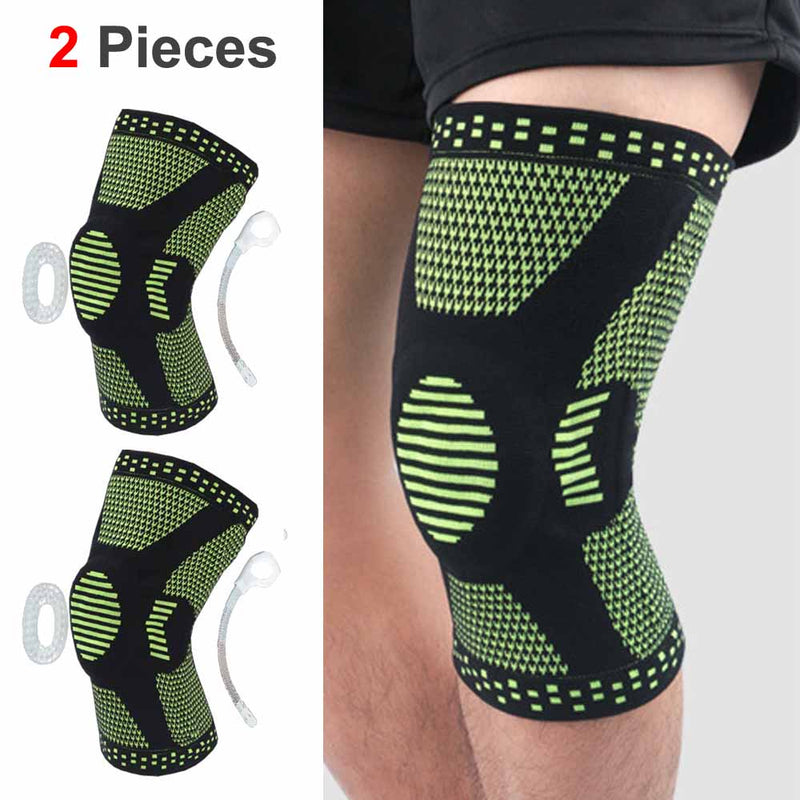 Professional Compression Knee Brace Support Protector For Arthritis Relief, Joint Pain, ACL, MCL, Meniscus Tear, Post Surgery