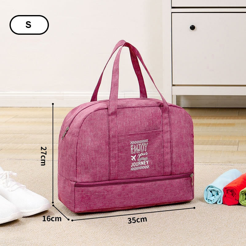 Waterproof Women&#39;s Travel Bag Girl&#39;s Cute Messenger Handbag Clothes Storage Organizer Shoulder Accessories Supplies Product Gear