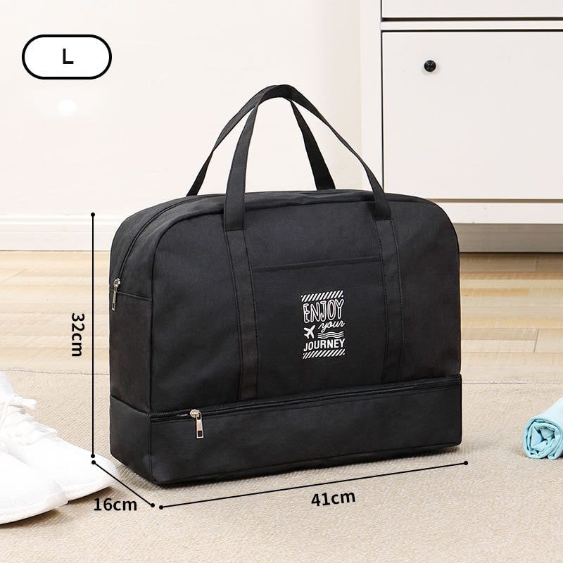 Bolsa de viaje impermeable para deportes de natación, ropa para correr, organizador de zapatos, equipaje para hombres y mujeres, bolsa portátil ordenada, accesorios