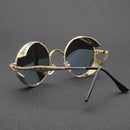 TUZENGYONG Fashion Polarized Steampunk Sunglasses Men/Women Round Metal Carving Vintage Sun Glasses Gothic UV400 Sunglass
