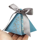 Triangular Pyramid Candy Box Wedding Favors and Gifts Boxes Candies Bags for Guests Decoration Baby Shower Party Supplies