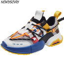 NEWDISCVRY, zapatillas planas para mujer, marca de moda 2020, zapatos transpirables para mujer, zapatillas informales cómodas y elegantes para mujer, zapatillas gruesas