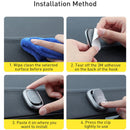 Baseus 2Pcs Car Hook Car Sticker Holder Auto Fastener Clip for Cable Headphone Key Wall Hanger