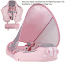 Mambobaby Baby Float Swimming Ring With Roof Infant Waist Floater Non-Inflatable Buoy Beach Pool Accessories Toys Swim Trainer