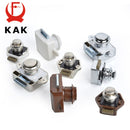 KAK 10pcs Camper Car Push Lock RV Caravan Boat Motor Home Cabinet Drawer Latch Button Locks Furniture Door Lock Hardware
