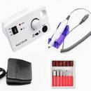 1 Set 20W 35000RPM Professional Electric Nail Drill Machine Kit Mill Cutter Pedicure Nail File Manicure Machine Nail Art Tools