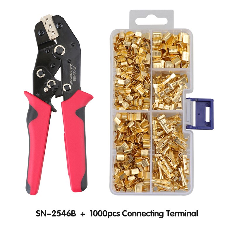 Crimping Pliers Set Terminal Eletrico Wire Clip Connector Electric Wiring Tools Crimper For MC Tool Plier Solar Energy 2546B 4