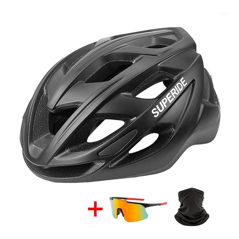 SUPERIDE Men Women Ultralight Racing Cycling Helmet Integrally-molded MTB Bicycle Helmet Outdoor Mountain Bike Road Bike Helmet