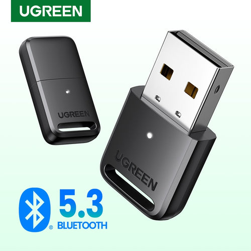 UGREEN USB Bluetooth 5.3 5.0 Adapter Empfänger Sender EDR Dongle für PC Kabellose Übertragung Bluetooth Kopfhörer Lautsprecher Maus