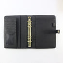 Domikee original leather hardcover binder spiral notebooks and journal stationery,personal binder agenda planner organizer  A5A6