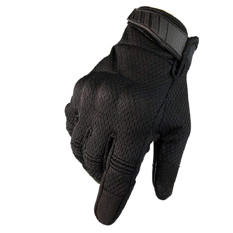 Guantes de montar para hombre Ciclismo Bicicleta Dedo completo Motos Guantes de carreras Antideslizante Pantalla táctil Deportes al aire libre Guantes tácticos Proteger equipo