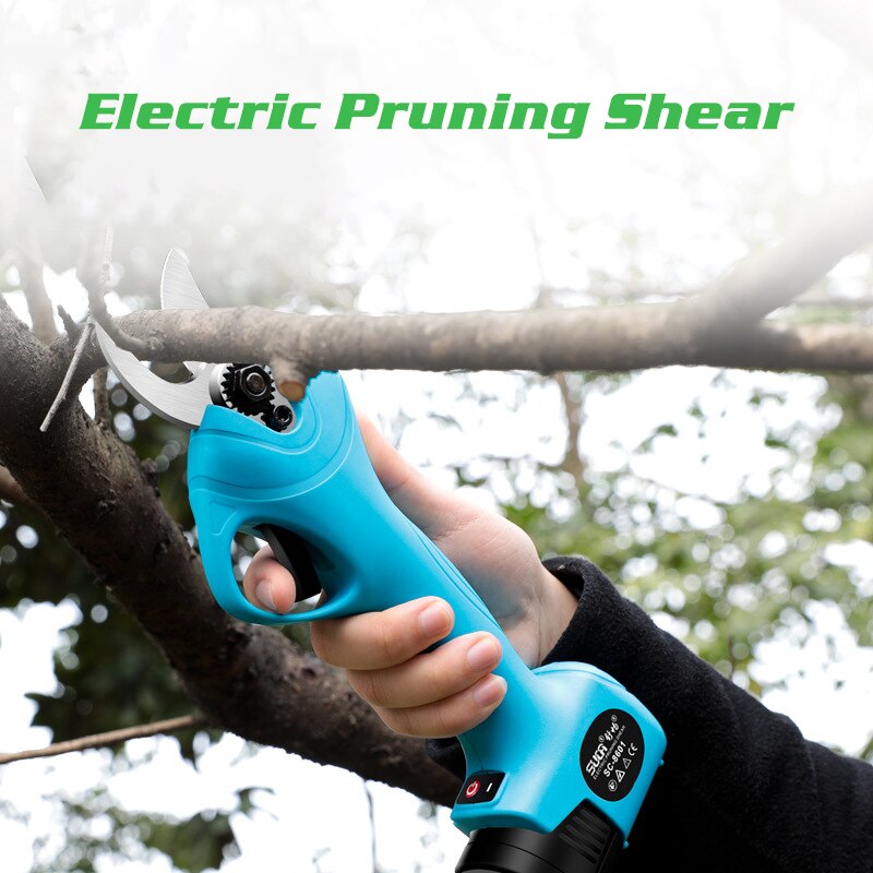 16.8V Cordless Pruner Lithium-ion Pruning Shear Efficient scissors Bonsai Electric Tree Branches  garden tools electric SC-8601