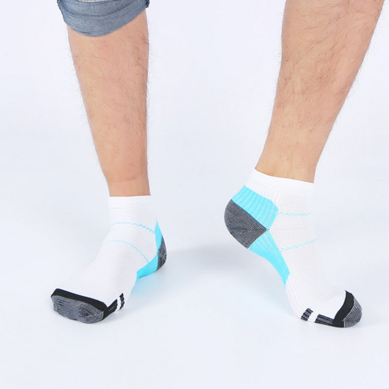 Calcetines de compresión para hombre y mujer, calcetín para fascitis Plantar, masaje antifatiga, calcetín médico para tobillo y pie, calcetín para espuelas de talón