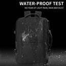 MOYYI Business Travel Double Compartment USB Charging Backpack Multi-Layer with Unique Digital Bag for 15.6 Inch Laptop Backpack