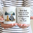 Couple and Dogs Man Women Personalized Mug Custom Made Stoneware Coffee Mugs Cups Gift for Family DIY 11/15Oz R2060