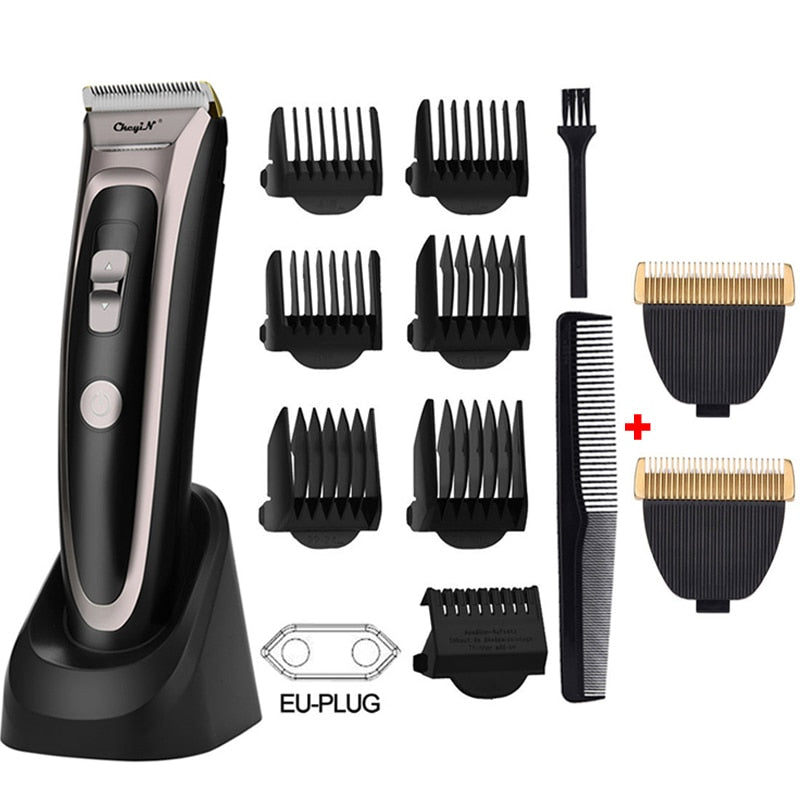 CkeyiN Professional Digital Hair Trimmer Rechargeable Electric Hair Clipper Men&