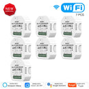 WiFi Mini Smart Curtain Switch Module Roller Blinds Shutter Motor Smart Life Tuya APP Remote Control Work with Alexa Google Home