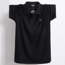 Sommer Männer Poloshirt Marke Kleidung Reine Baumwolle Männer Business Casual Männliches Poloshirt Kurzarm Atmungsaktives Weiches Poloshirt 5XL