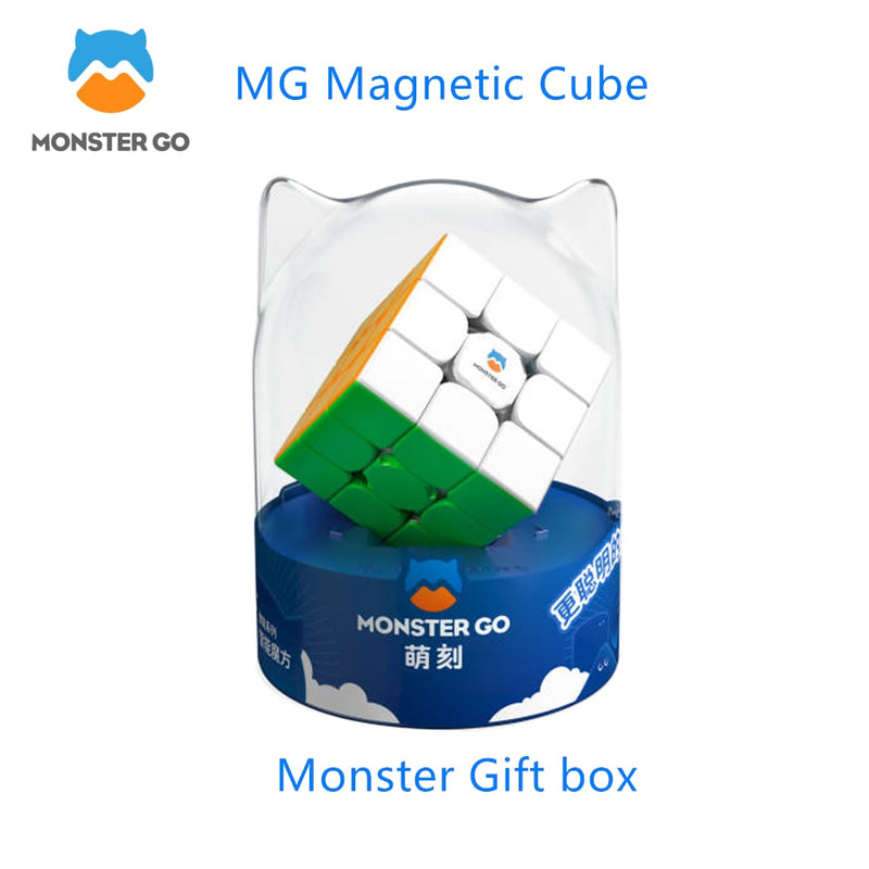 GAN cube Monster Go 3x3x3 Cubo mágico GAN CUBE 3x3x3 cubo mágico Iluminación profesional juguetes educativos Cubos de velocidad magnética