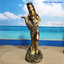ERMAKOVA Große Harz geblendete griechische Reichtumsgöttin Fortuna Figur Pluto Lucky Fortune Skulptur Büro Geschenk Home Decor