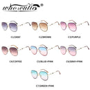2023 New Diamond Sunglasses Female Brand Design Imitation Rhinestones Gradient Lens UV400 Pilot Sun Glasses Women Shades S316