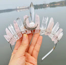 Witch accessories jewelry moon wicca wizard crown headband dark blue black headband gift