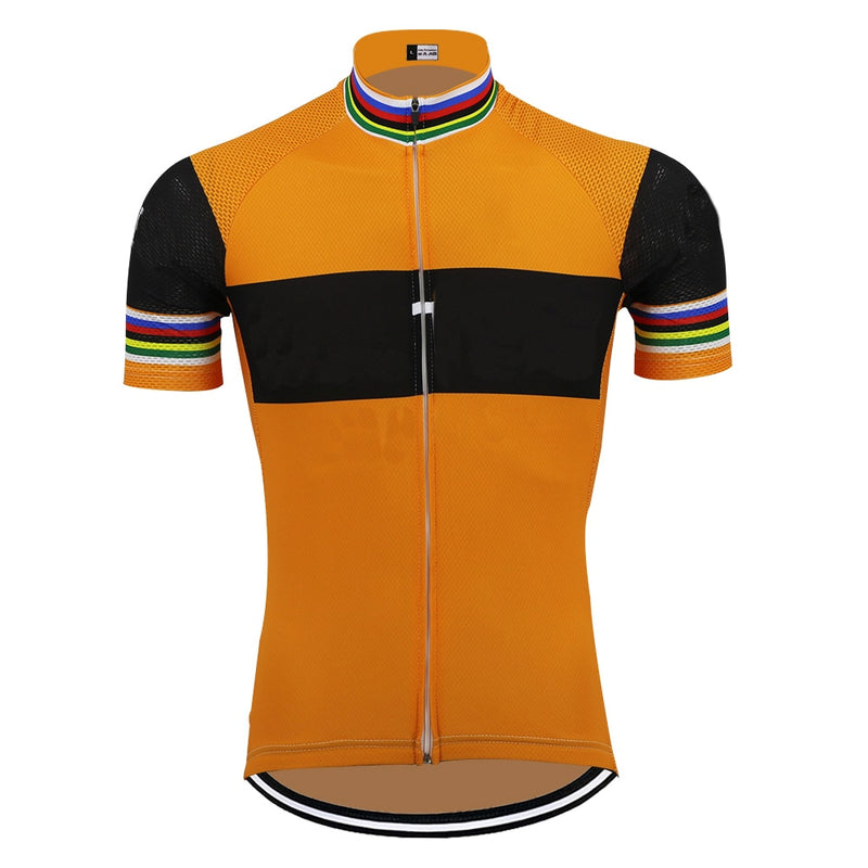 Retro Radtrikot Team Radtrikot Atmungsaktiv Kurzarm Ropa Ciclismo Outdoor Sport Klassische Radsportbekleidung