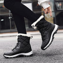 TUINANLE Ankle Boots Women Winter Shoes Keep Warm Non-slip Black Snow Boots Ladies Lace-up Plus Size 41 Boots Chaussures Femme