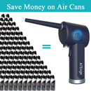ATEnge Cordless Air Duster Cordless for Computer Cleaning, Replacement for Compressed Air Cans, Rechargeable Air Blower Cleaner