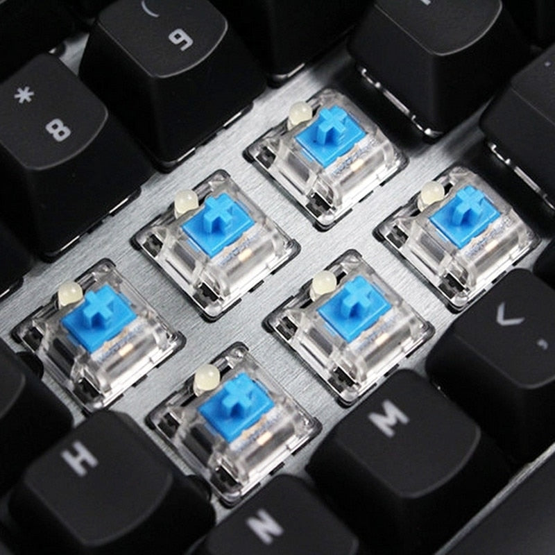 Gateron mx switch 3 pin adn 5 pin transparent case mx green brown blue switches for mechanical keyboard cherry mx compatible