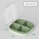 Tcare, organizador de pastillas de viaje, caja de pastillas a prueba de humedad para monedero de bolsillo, pastillero diario, contenedor portátil para medicamentos y vitaminas