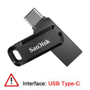 SanDisk OTG USB Flash Drive 32GB 16GB USB 3.0 Dual Mini Pen Drives 128GB 64GB PenDrives for PC and Android phones For shipping