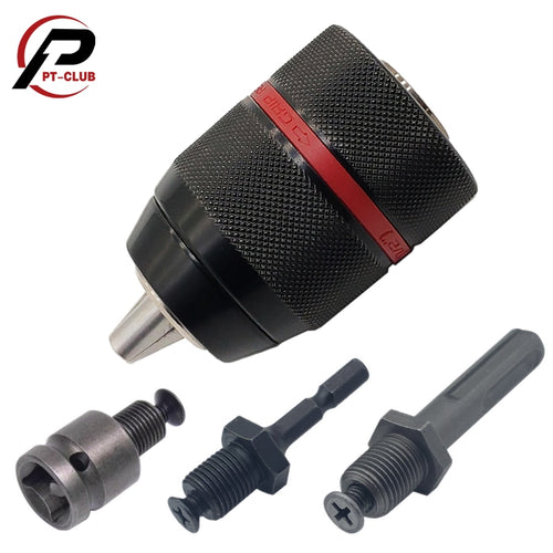 Metall Hochleistungs 1/2-20UNF 13mm Schnellspannbohrfutter Sechskantschaft/SDS/Steckschlüssel Vierkant-Buchse Adapter Hardware Werkzeug Profi