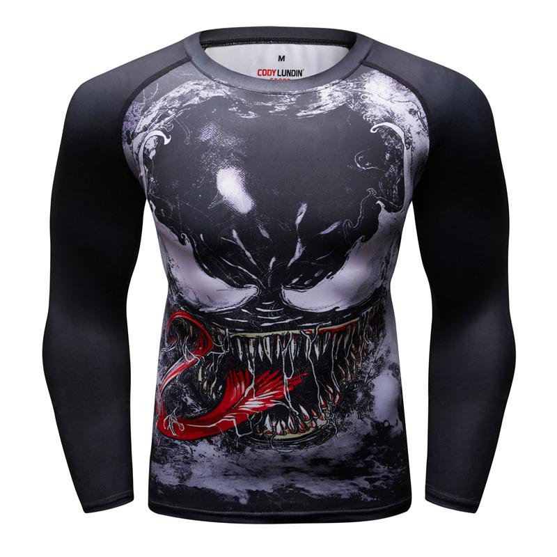 MMA T shirt Mens Rashguard Jiu Jitsu Bjj T shirt Long Sleeve Fitness Muay Thai Boxing Sport Sweater Mma Rashguard Boxing Jersey