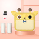 Cámara instantánea para niños Cámara de impresión 1080P Video Foto Cámara digital con papel de impresión para niños Cumpleaños Regalo de Navidad