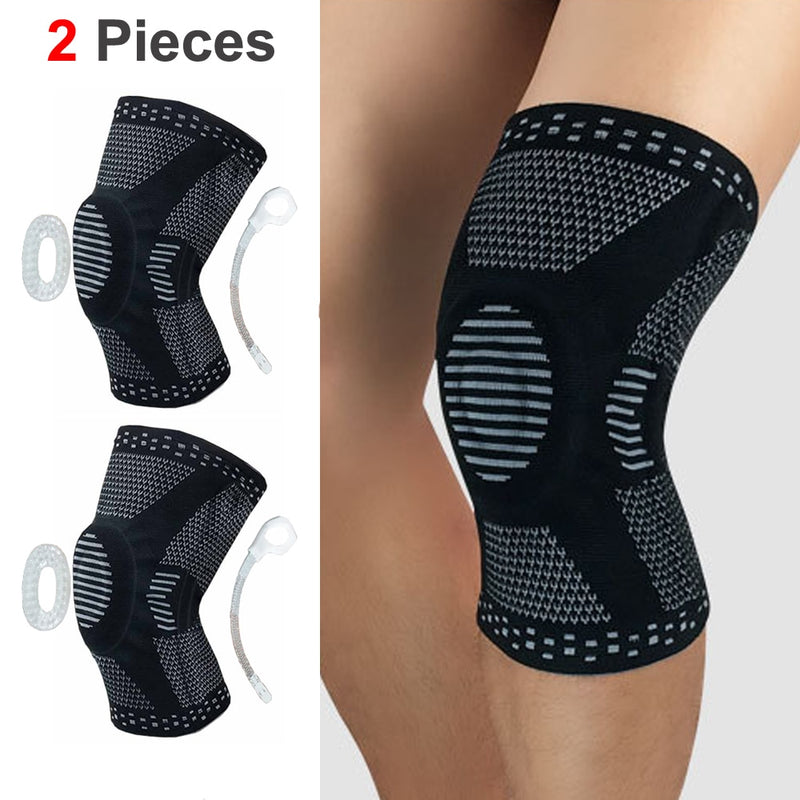 Professional Compression Knee Brace Support Protector For Arthritis Relief, Joint Pain, ACL, MCL, Meniscus Tear, Post Surgery