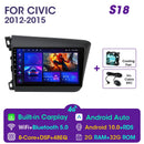 Vtopek 9" 4G Carplay DSP 2din Android 11.0 Car Radio Multimidia Video Player Navigation GPS For HONDA CIVIC 2012-2015 Head Unit
