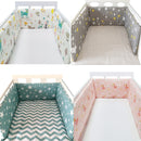Baby Crib Bumper Cotton Thicken One-piece Crib Around Cushion Cot Protector Pillows Newborns Room Bedding Decor room decoration