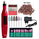 Professional Manicure Machine Electric Nail Drill Bits Accessories Kit Set Diamond Pedicure Mill Milling Cutter for Manicure